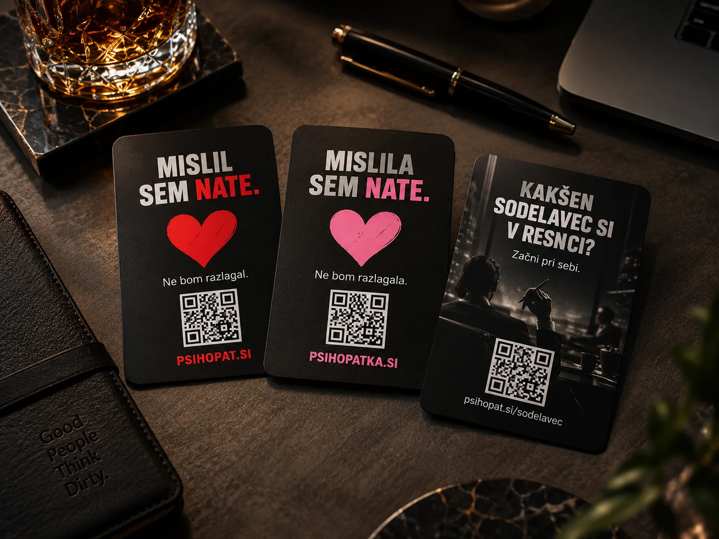 Vse tri kartice skupaj